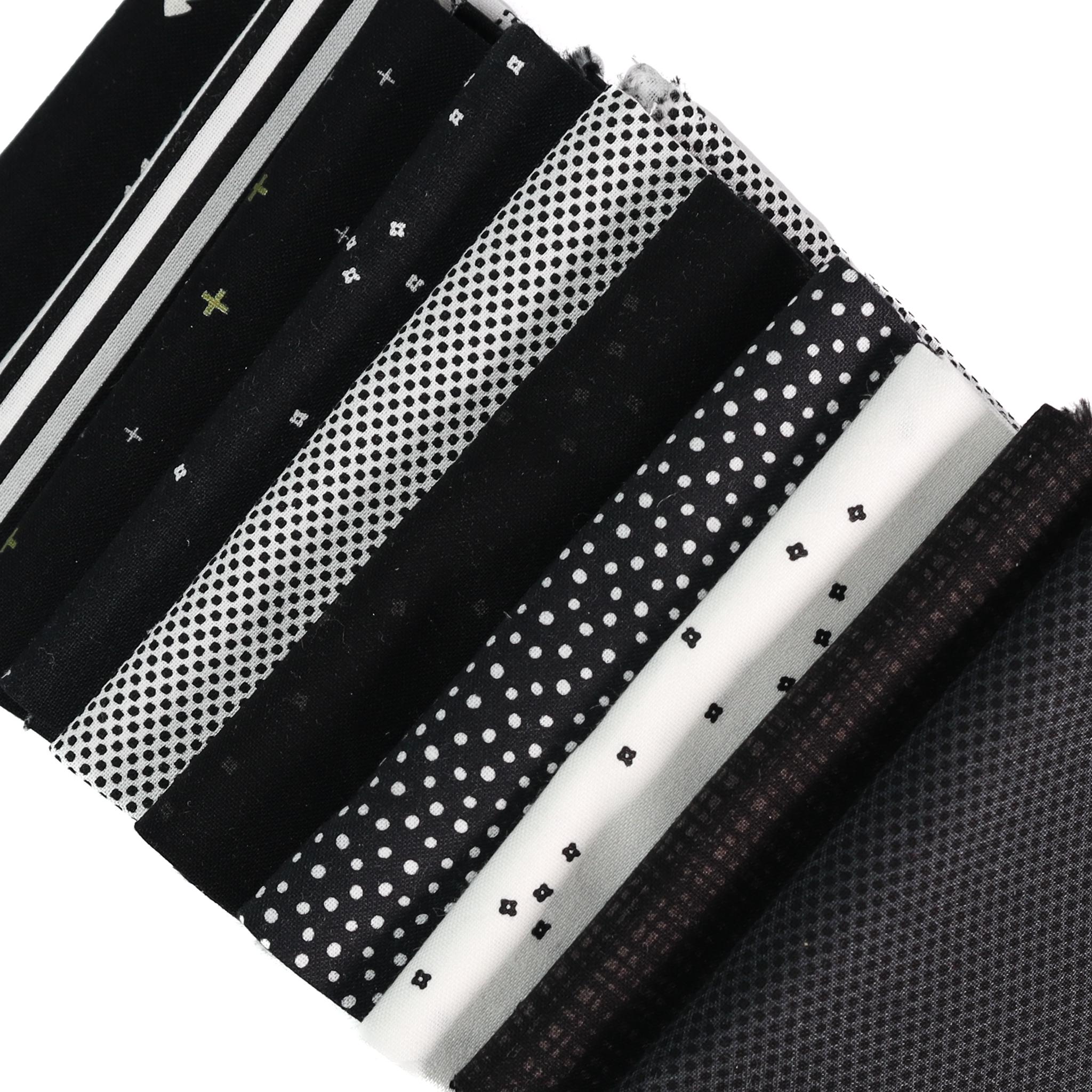 Confetti Cottons Black - Riley Blake Designs Solid Cotton Fabric - Solid Black Fabric, Black Quilting Cotton - 1/2 Yard