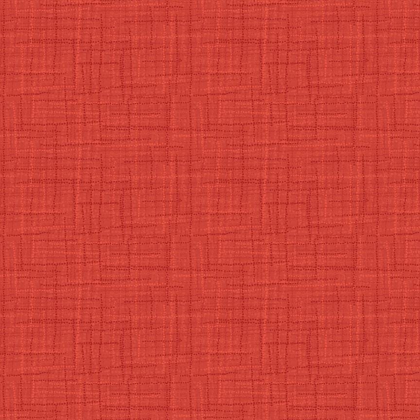 Grasscloth Vermilion by Heather Peterson for Riley Blake Designs - 1/2 Yard, Red Fabric, Red Orange Fabric By The Yard, Coral Fabric