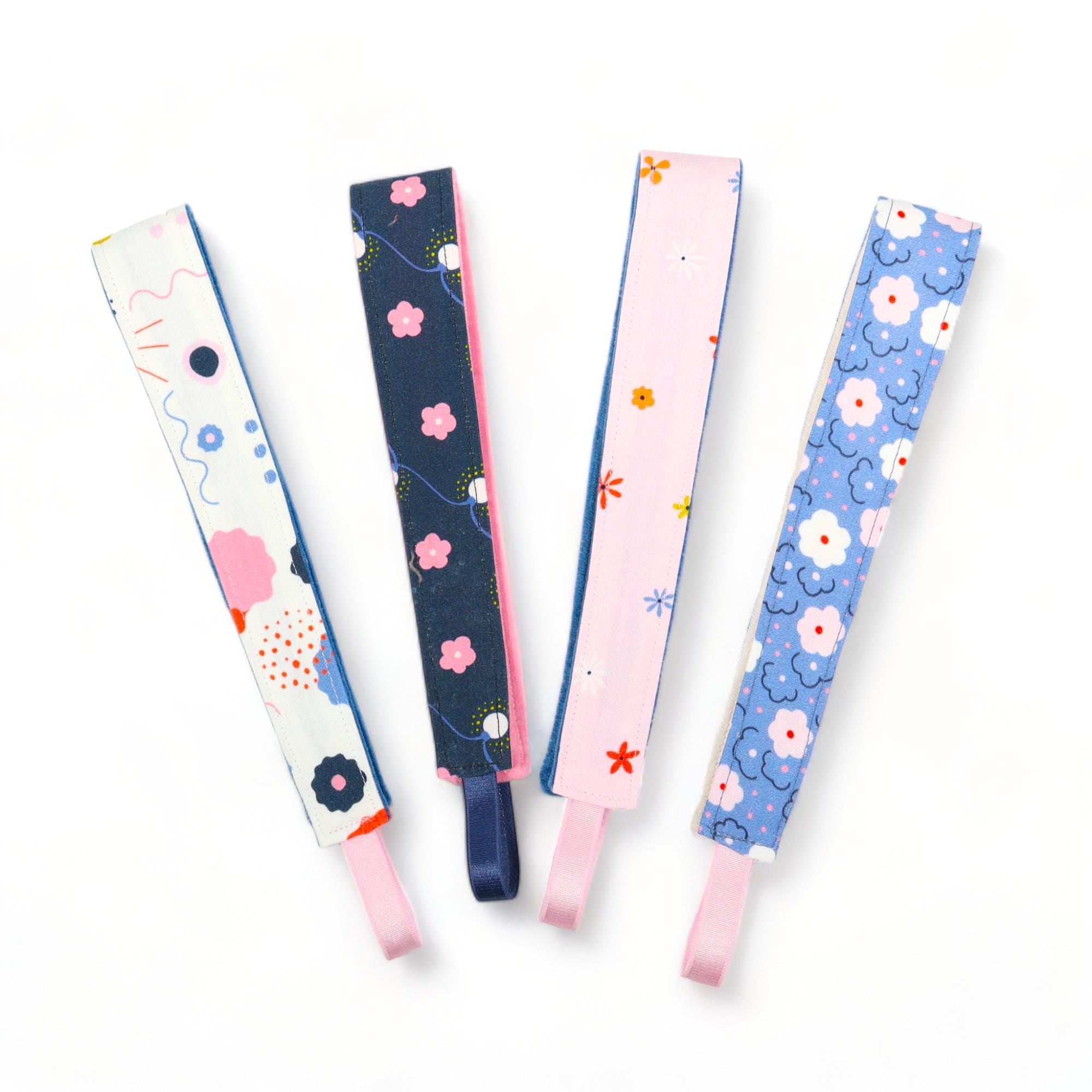 Fairy Lights from Cozy Balcony by Gerdadzy for Felicity Fabrics, 1/2 Yard, Dark Floral Fabric, Navy Floral Fabric By the Yard, Navy & Pink