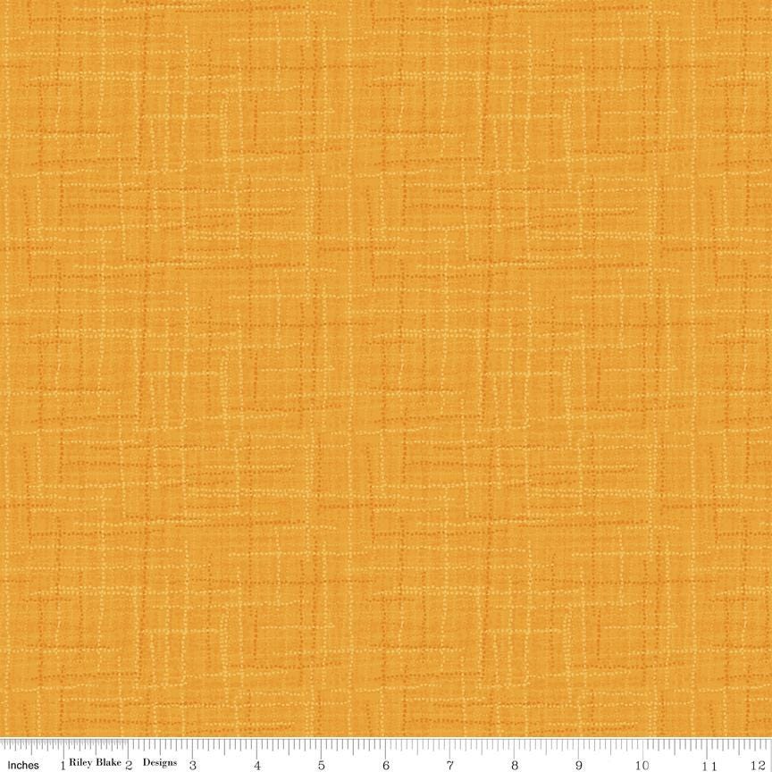 Grasscloth Goldenrod by Heather Peterson for Riley Blake Designs - 1/2 Yard, Gold Fabric, Yellow Fabric By The Yard, Sunshine Yellow Fabric