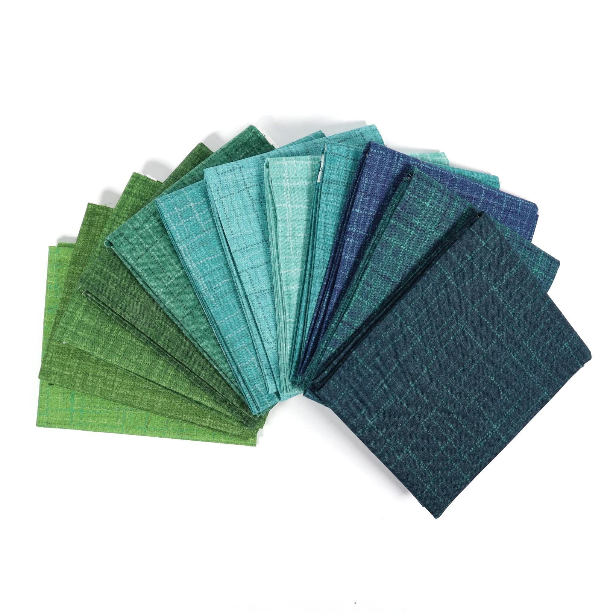 Grasscloth Green by Heather Peterson for Riley Blake Designs - 1/2 Yard, Green Fabric, Medium Green Fabric By The Yard, Green Grasscloth