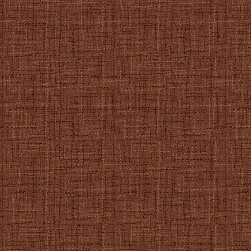 Grasscloth Brown by Heather Peterson for Riley Blake Designs - 1/2 Yard, Chocolate Brown Fabric By The Yard, Brown & Green Grasscloth Fabric