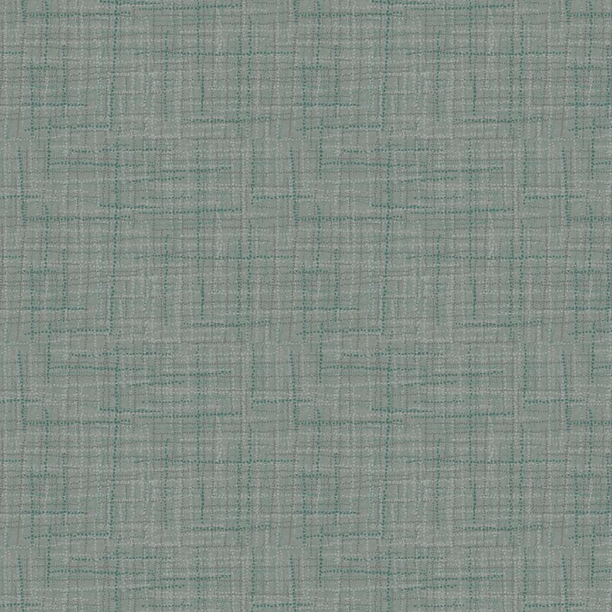 Grasscloth Concrete by Heather Peterson for Riley Blake Designs - 1/2 Yard, Gray Fabric By The Yard, Gray and Green Grasscloth Fabric