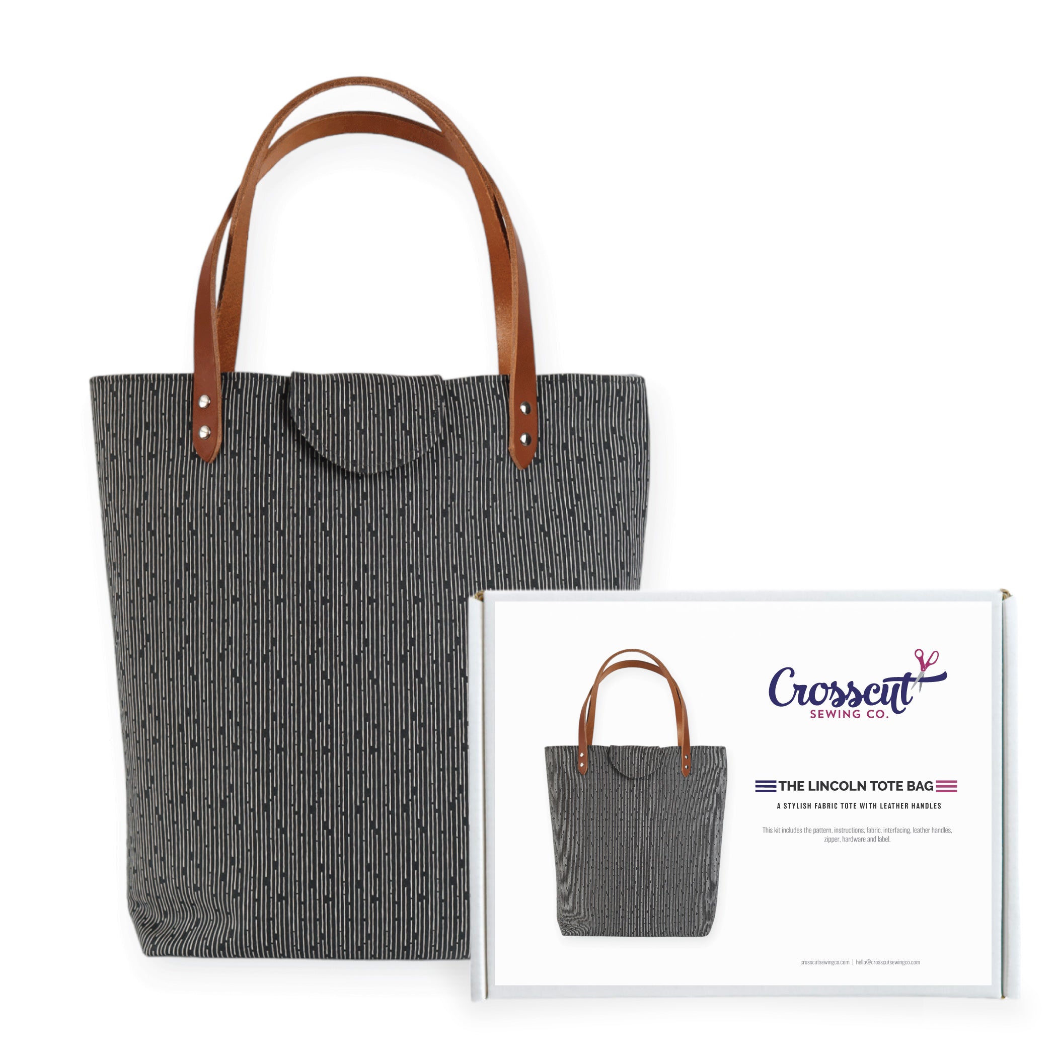 Lincoln Tote Bag Sewing Project Kit