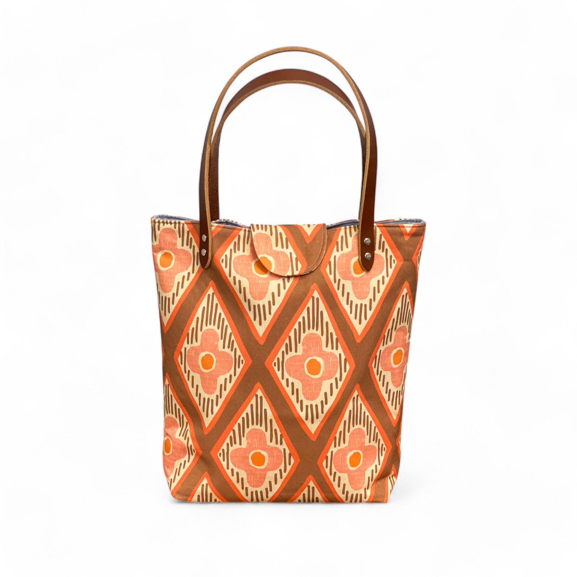 Lincoln Tote Bag Sewing Project Kit Pacific Brown