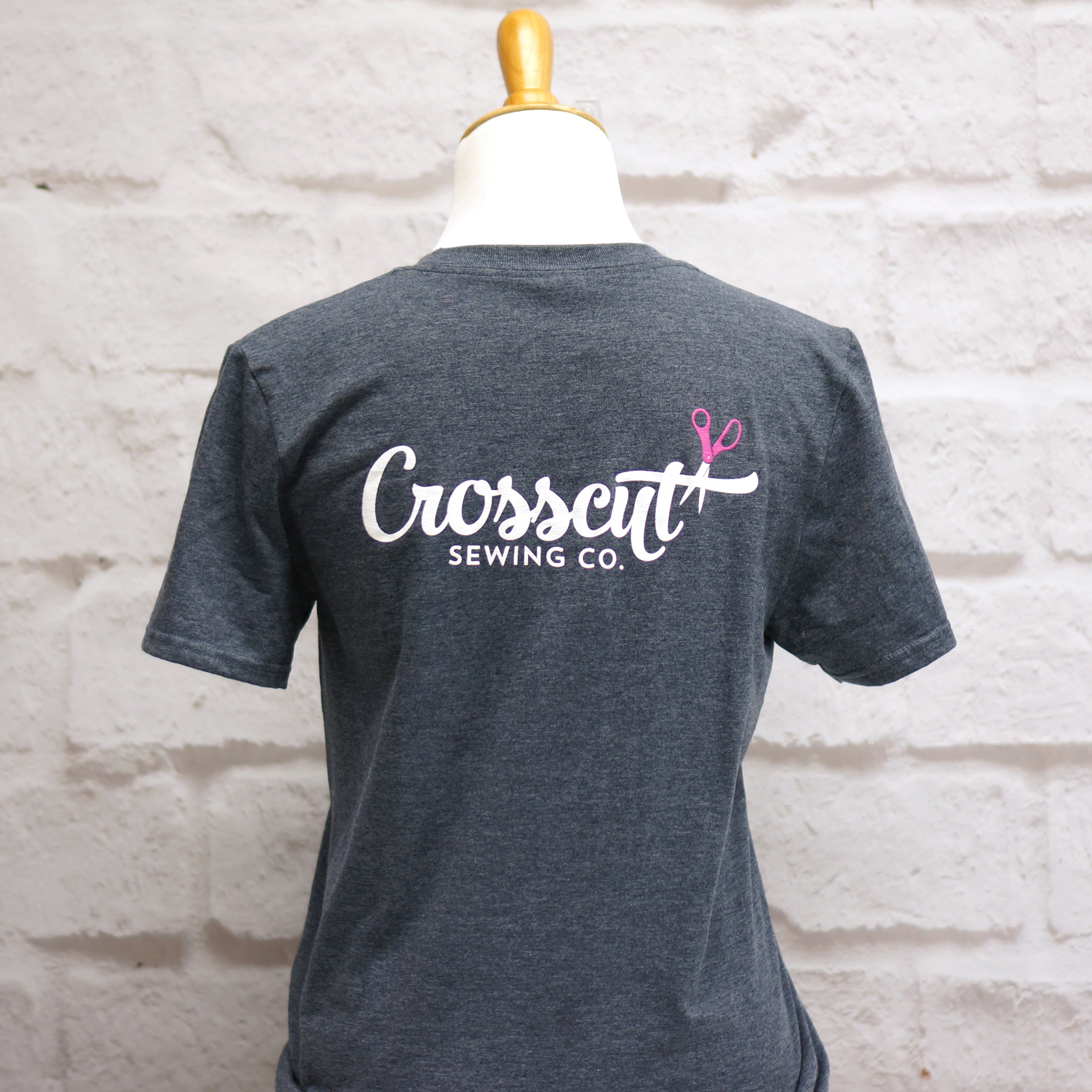 Crosscut T-Shirt - Iron Woman - Heather Blue