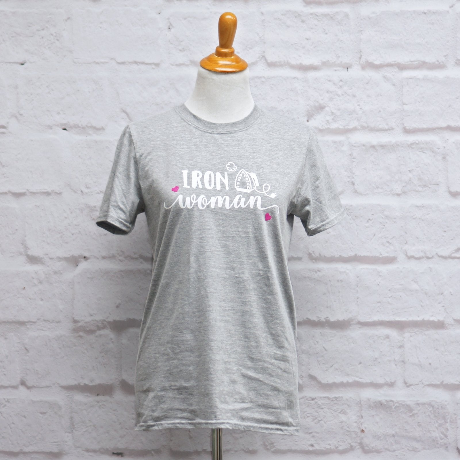 Crosscut T-Shirt - Iron Woman - Heather Gray