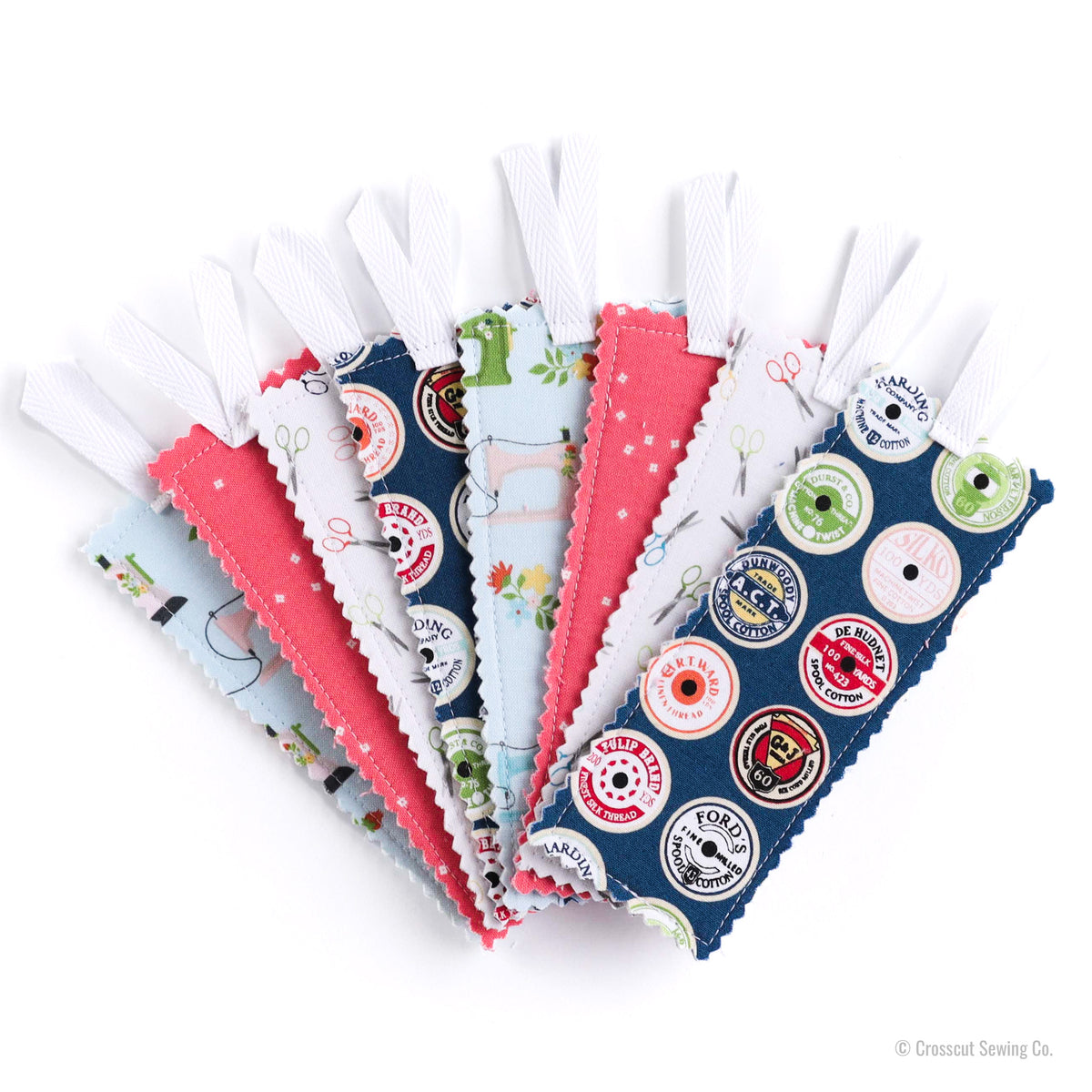 Bookmark Sewing Kit - Navy & Pink – Crosscut Sewing Co.