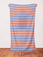 Half Moon - Blue/Red from Roam for Paintbrush Studio Fabric