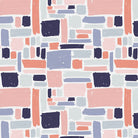 Packed Geometric Muted from Abstract Collage by Ampersand Design Studio for Paintbrush Studio Fabric