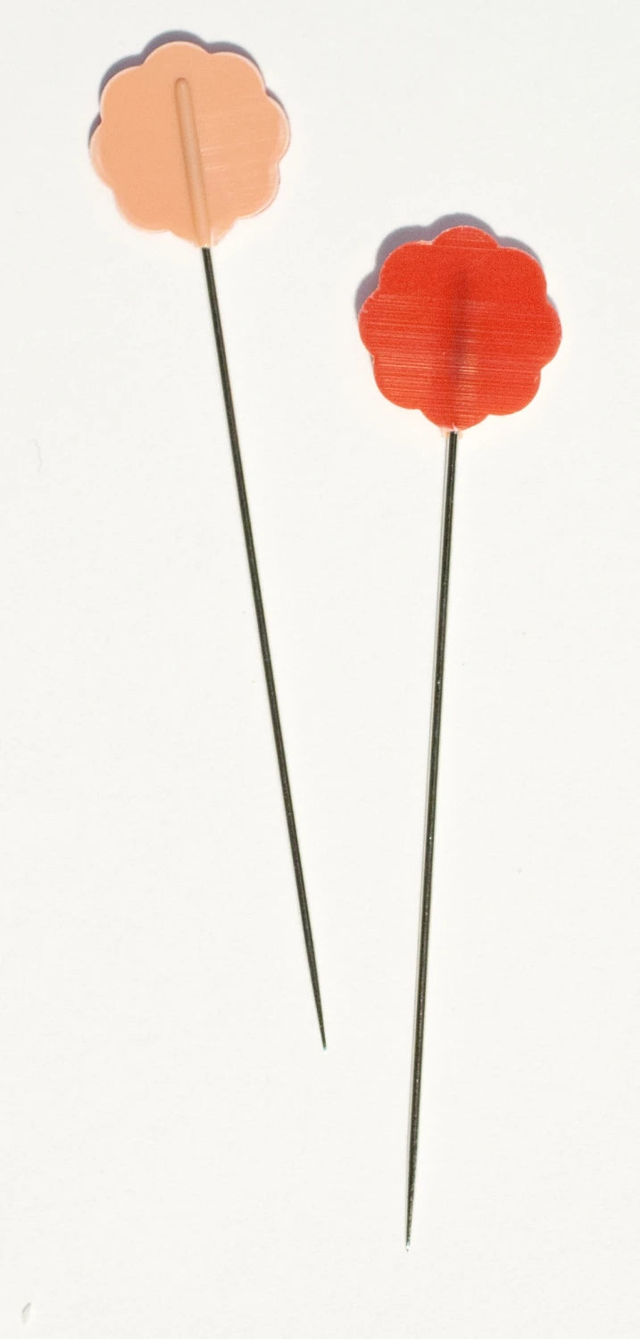 Clover Flower Head Pin Size 32 - 2in 20ct 2 colors