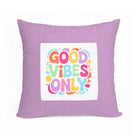 Picture Frame Pillow Sewing Kit Good Vibes