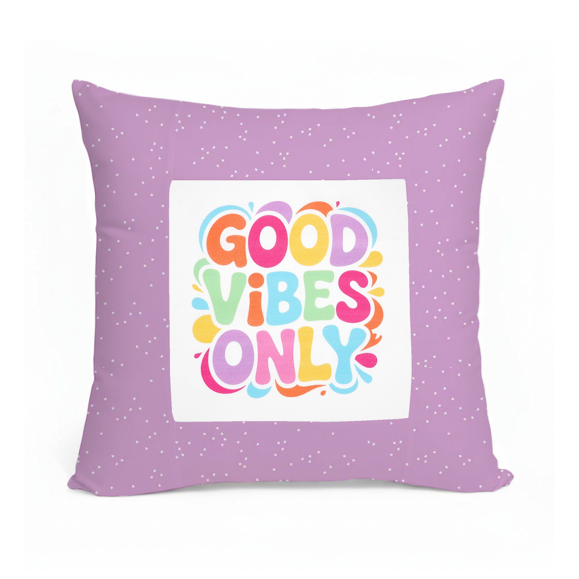 Picture Frame Pillow Sewing Kit Good Vibes