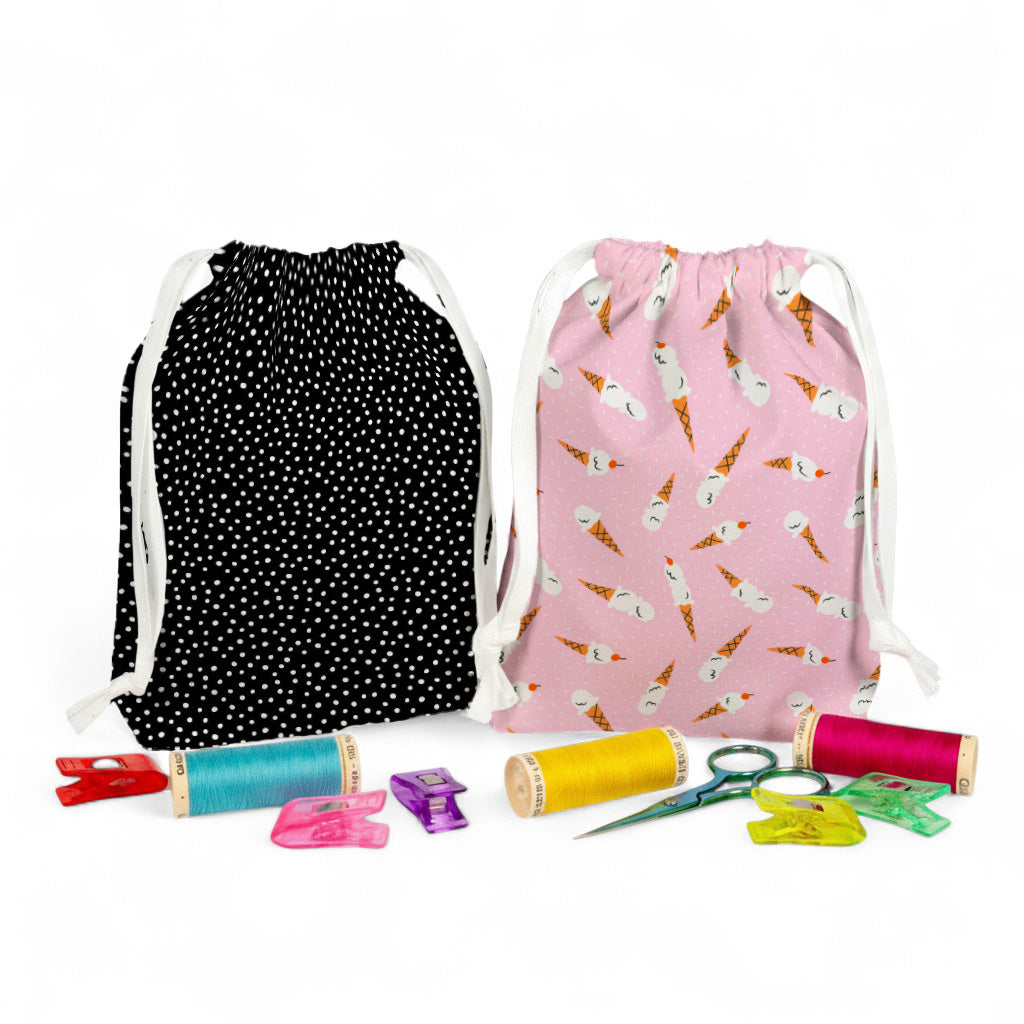 Drawstring Bag Sewing Kit - Makes 2 Bags