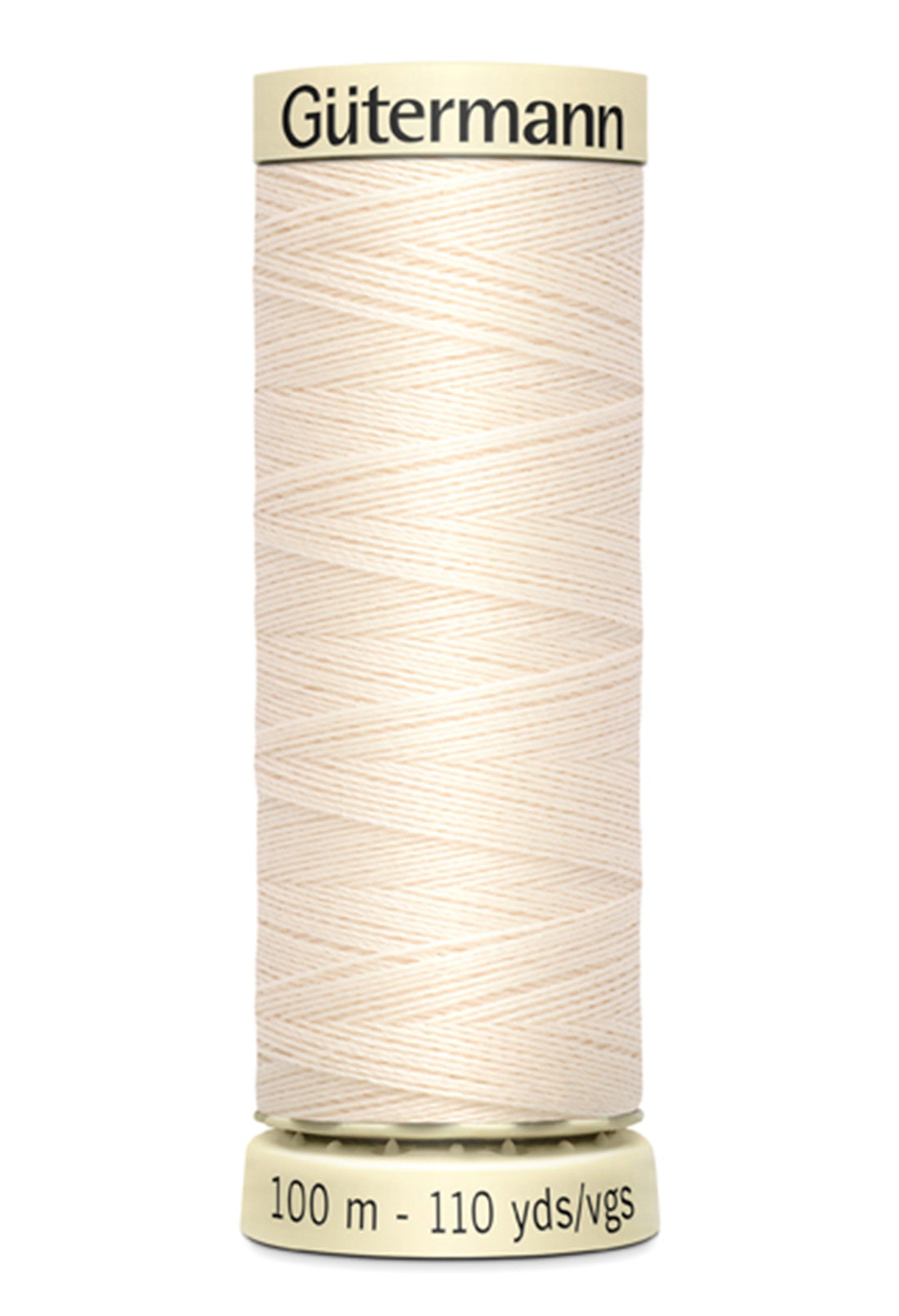 Gütermann Sew-all Polyester All Purpose Thread 100m/110yds Eggshell