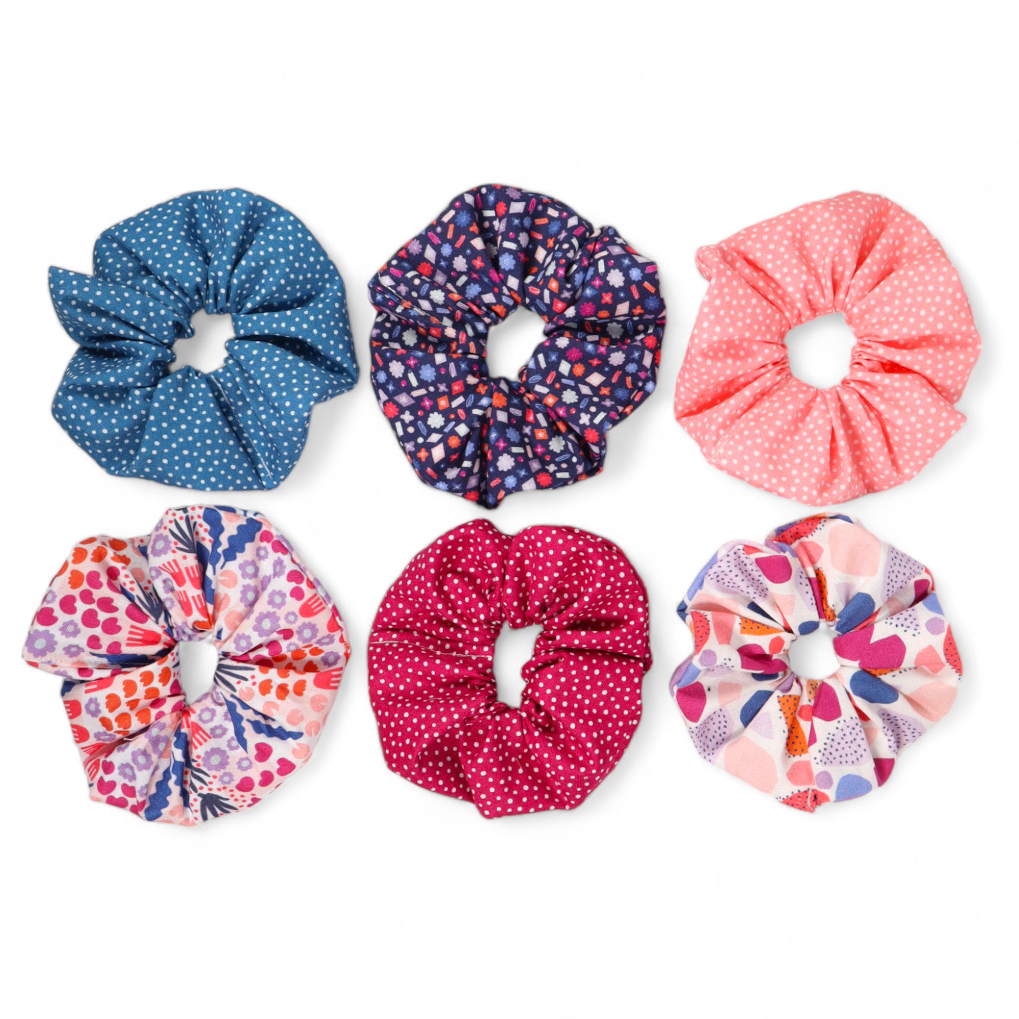 Crosscut Sewing Co. Scrunchie Sewing Kit - Geo Floral