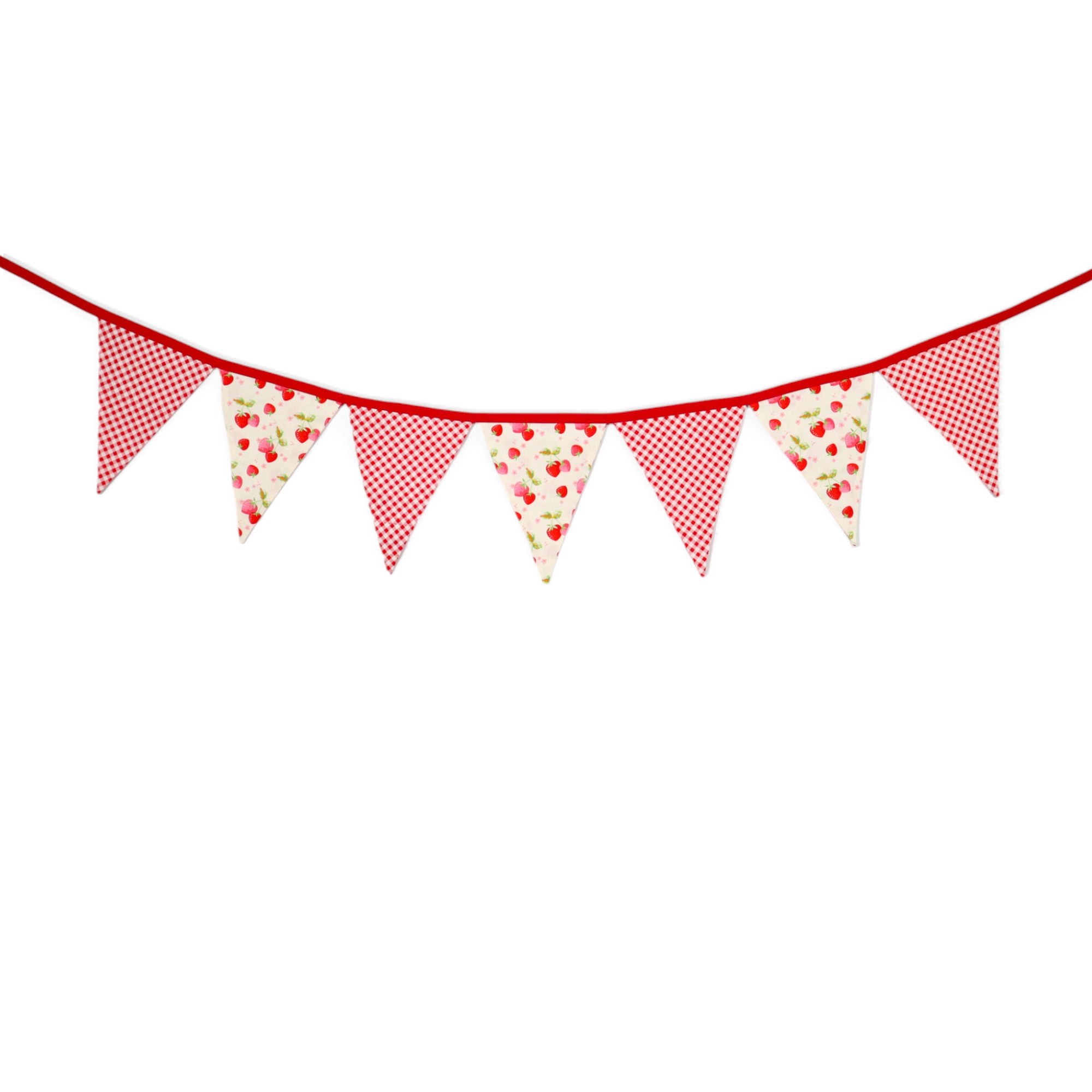 June Strawberries - Crosscut Sewing Co. Pennant Banner Sewing Kit