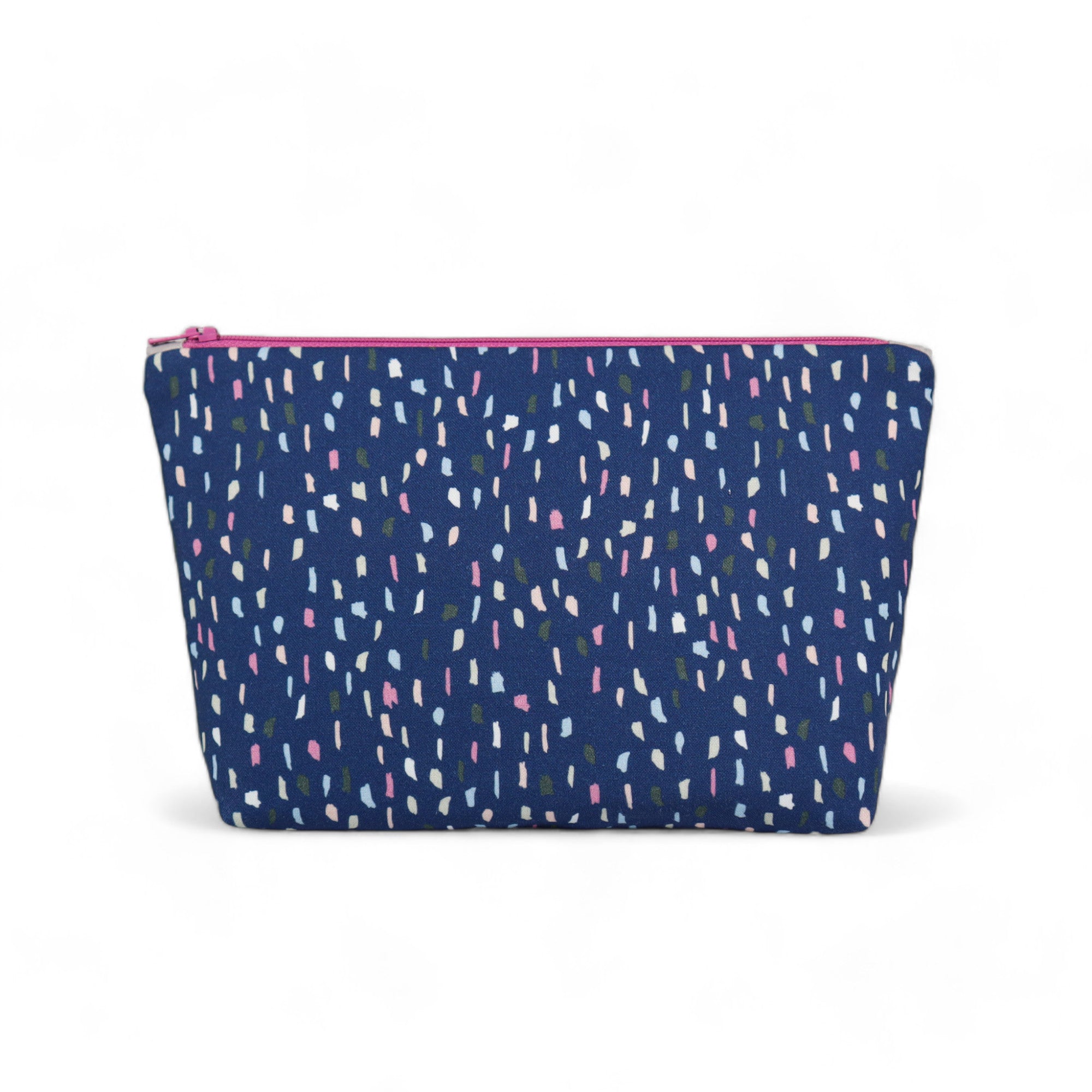 Zipper Pouch Sewing Kit Rain Navy