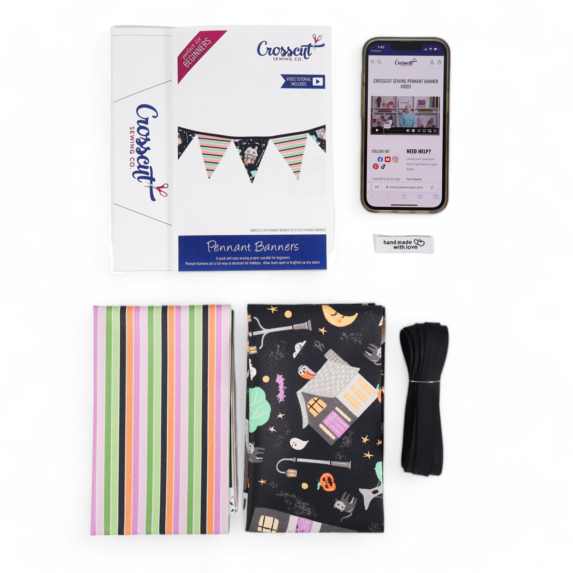 Pennant Banner Sewing Kit