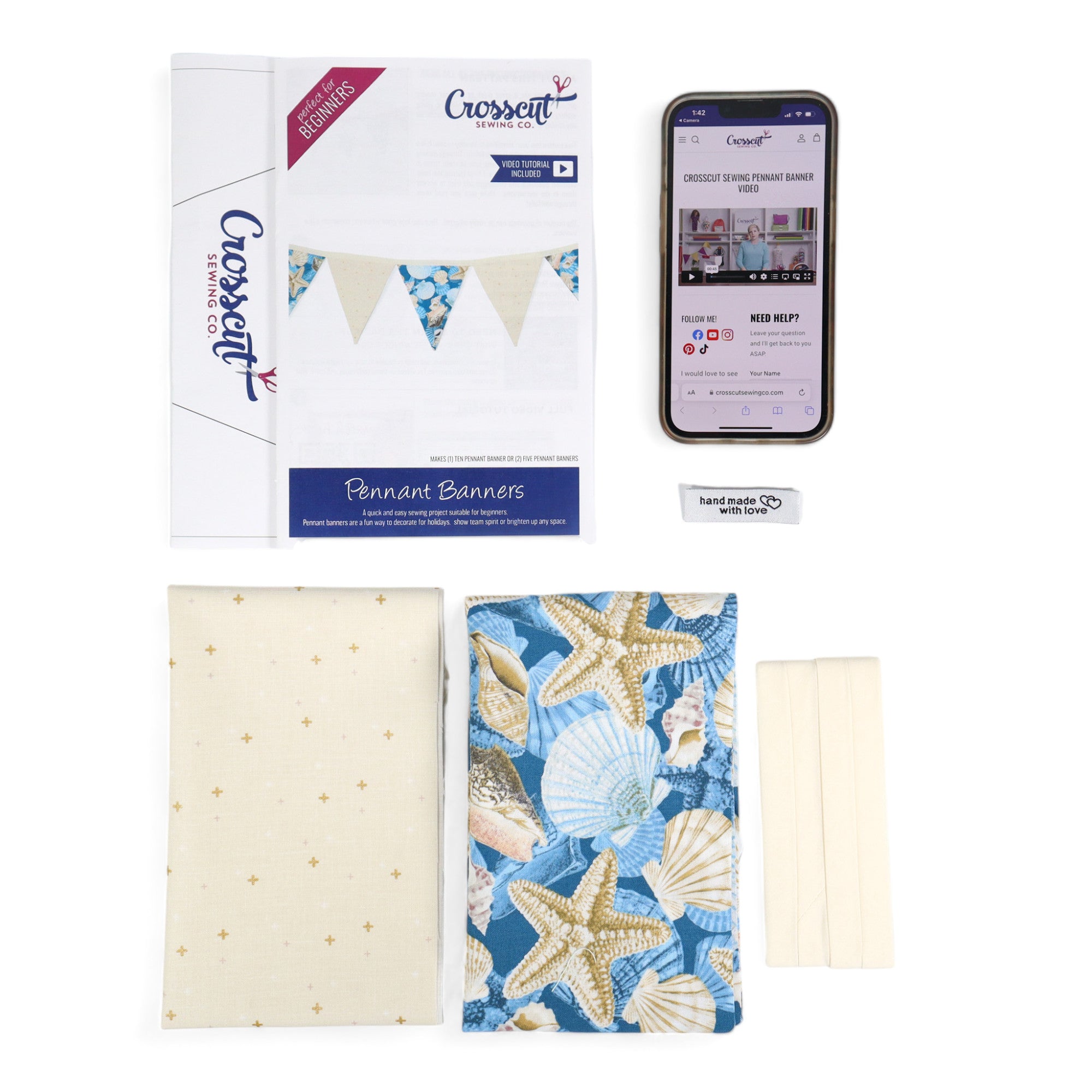 Pennant Banner Sewing Kit