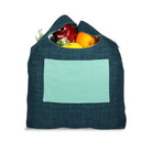 Foldable Shopping Tote Sewing Kit Navy & Teal