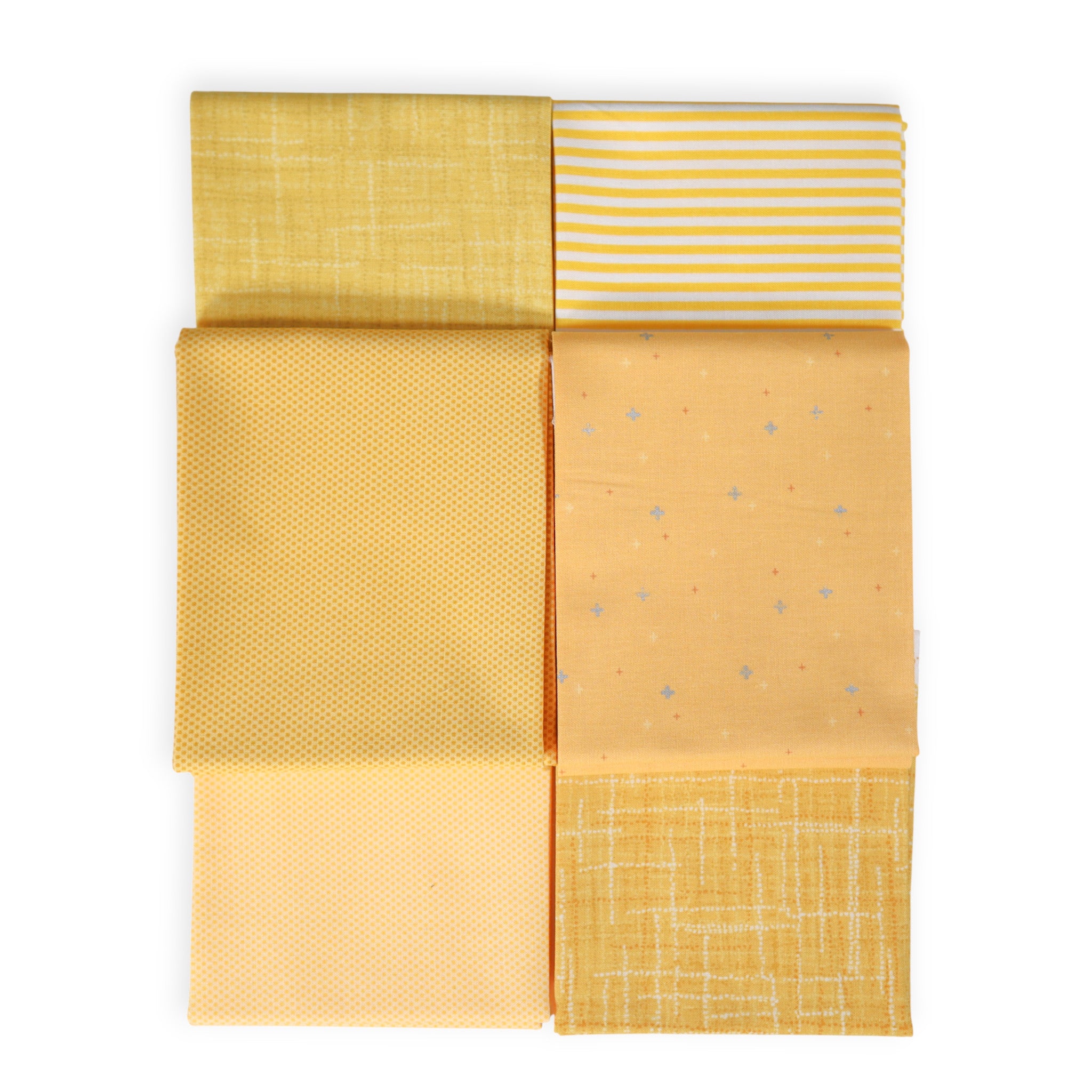 Yellow (6) Piece Fat Quarter Bundle