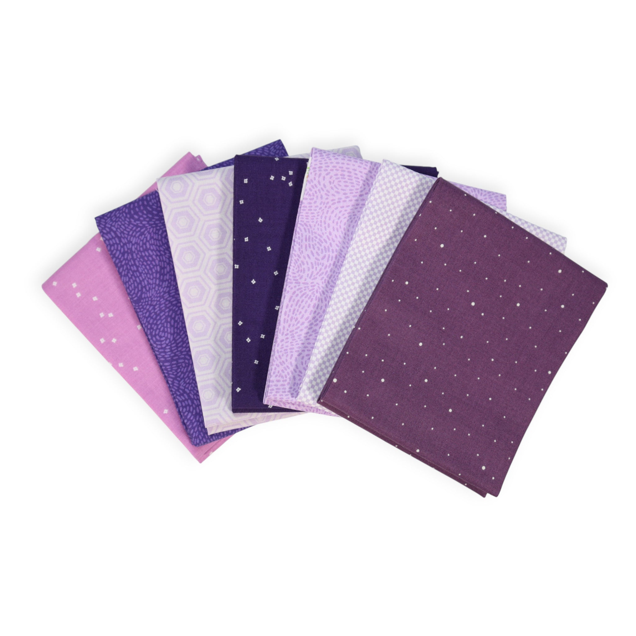 Purple (7) Piece Fat Quarter Bundle