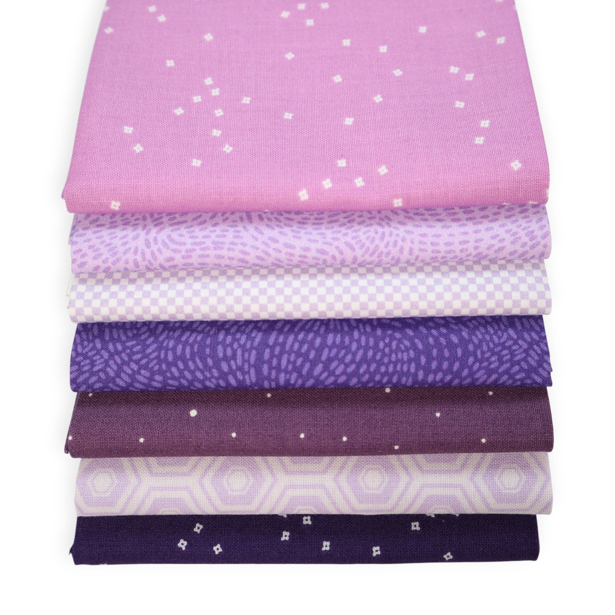 Purple (7) Piece Fat Quarter Bundle