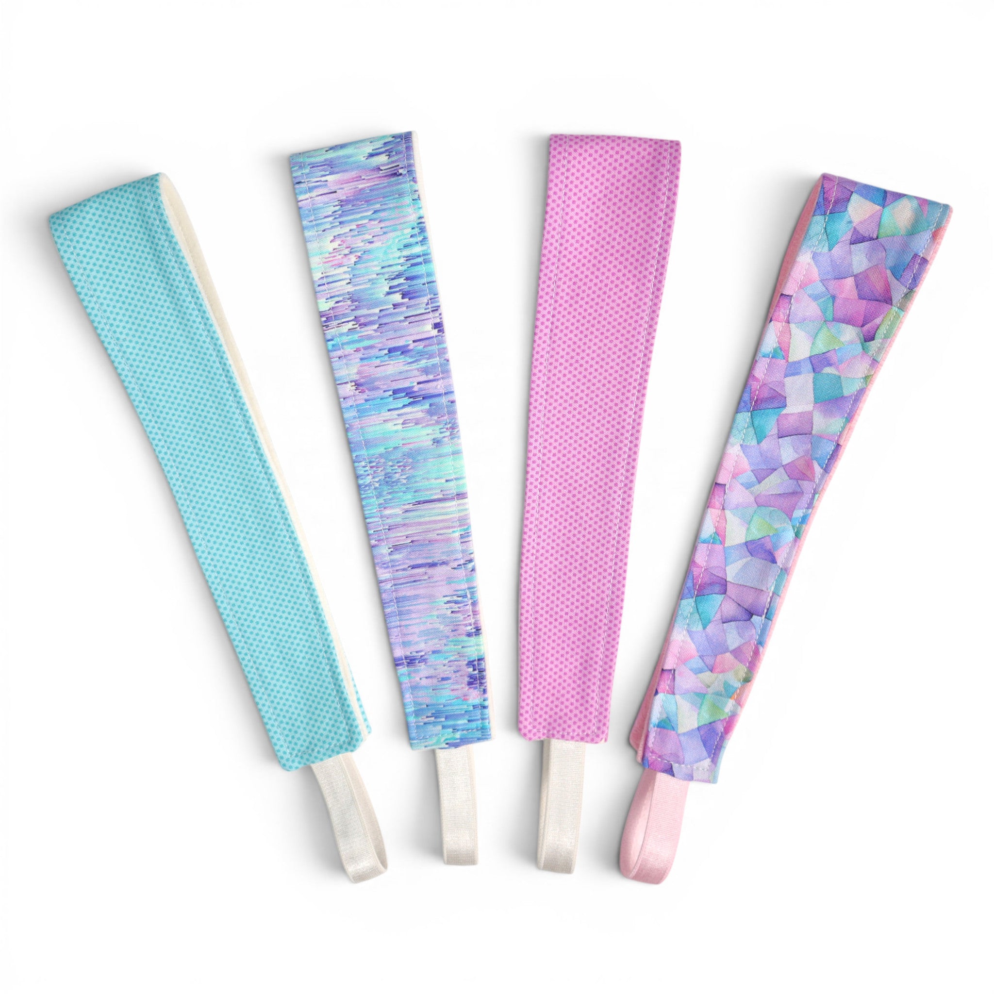 Headband Sewing Kit - Makes 4 Headbands Purple & Aqua