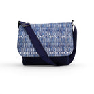 Messenger Bag Sewing Kit Blue Lines