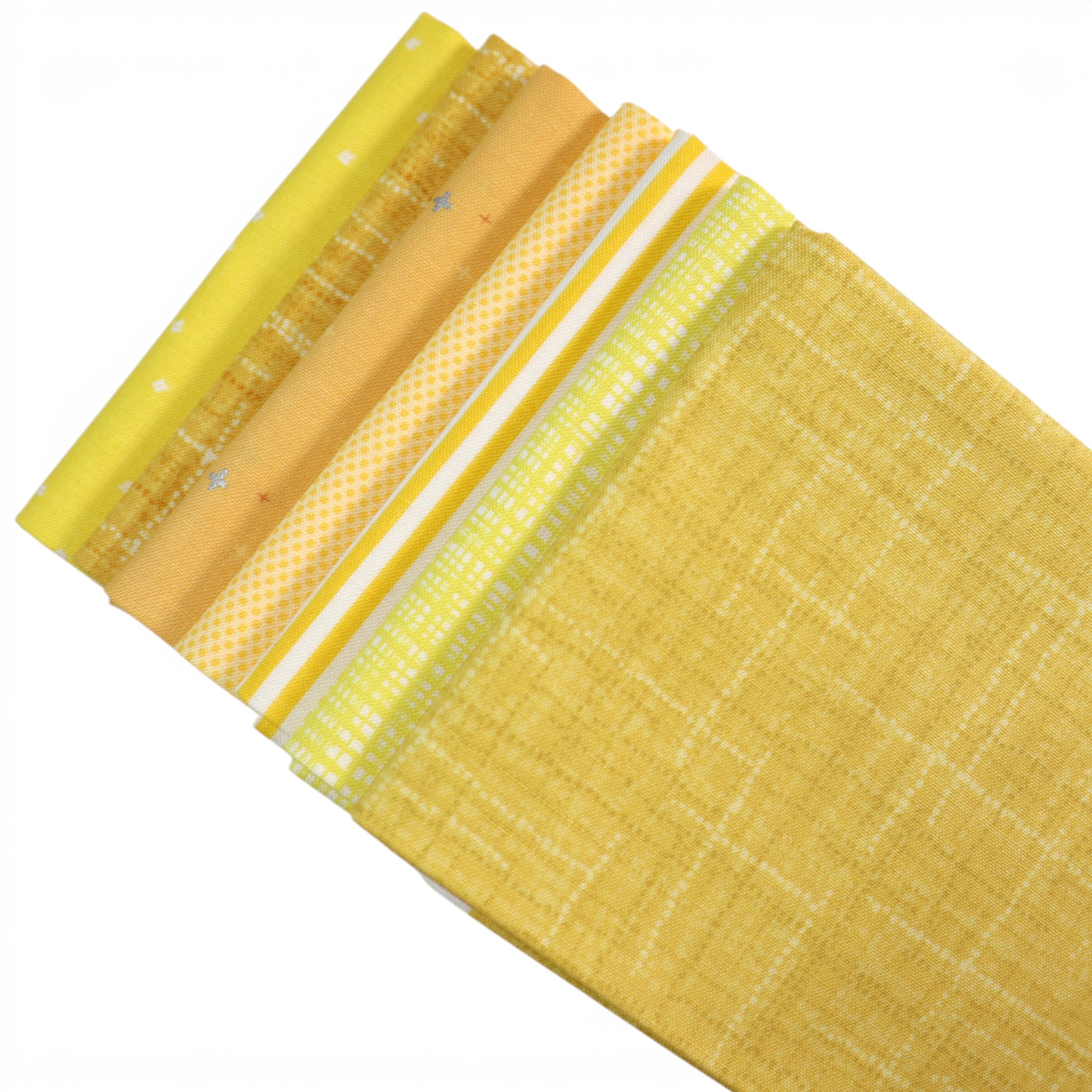 Yellow (6) Piece Fat Quarter Bundle