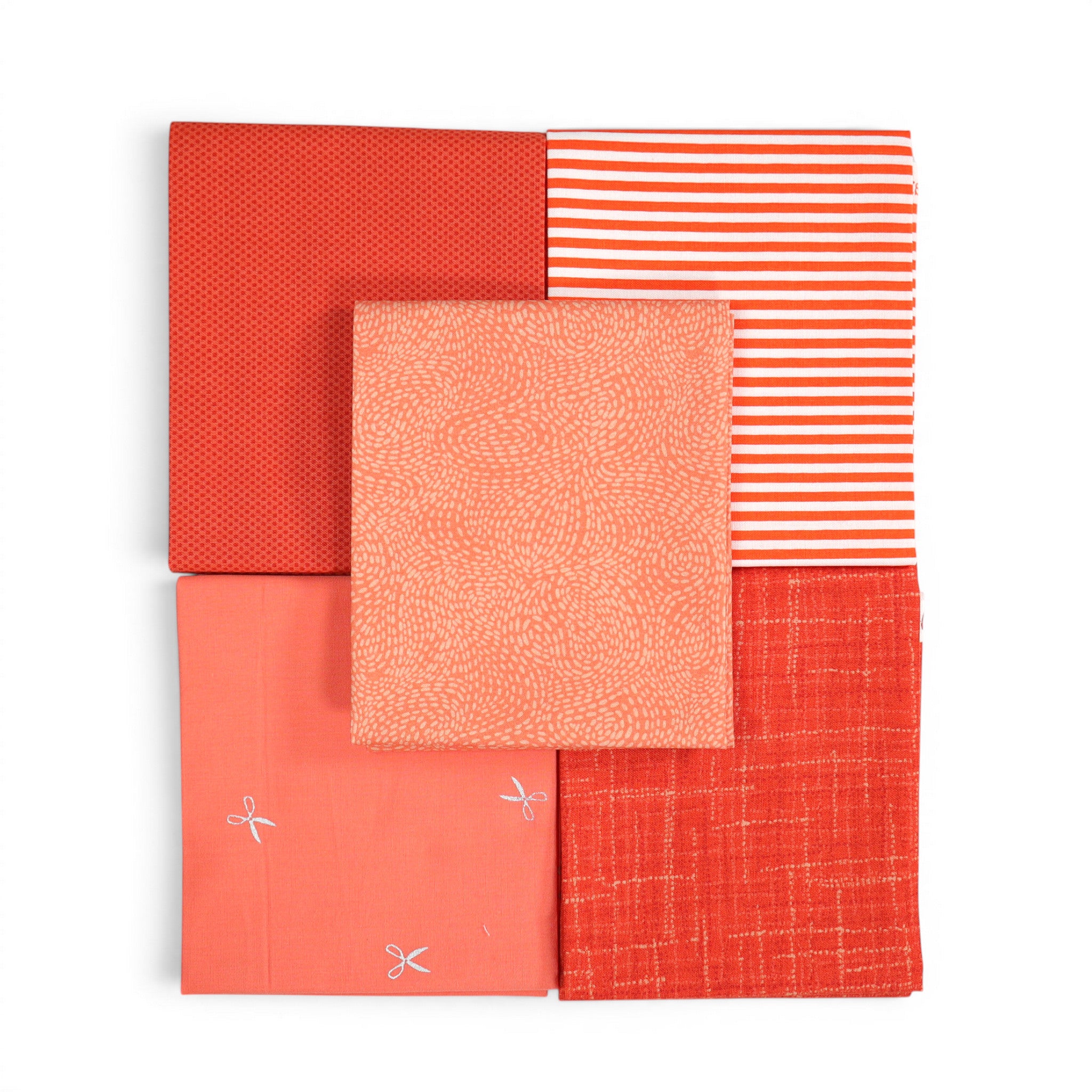 Orange (5) Piece Fat Quarter Bundle