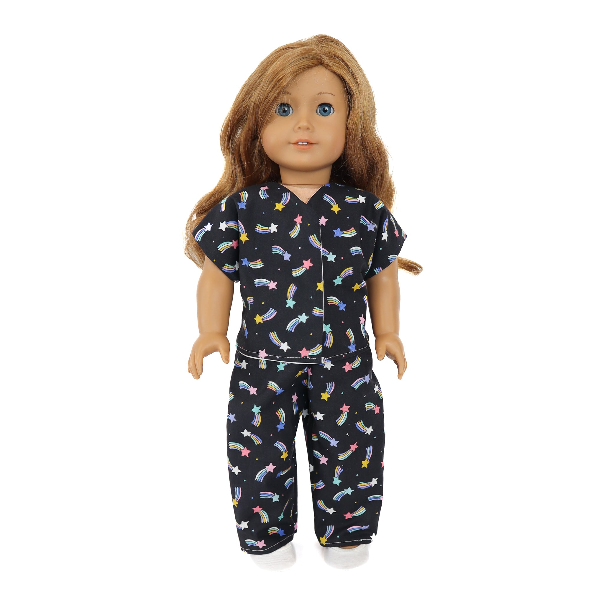 Kids Sewing Kit Bundle - Doll Pajamas, Drawstring Backpack & Pennant Banner