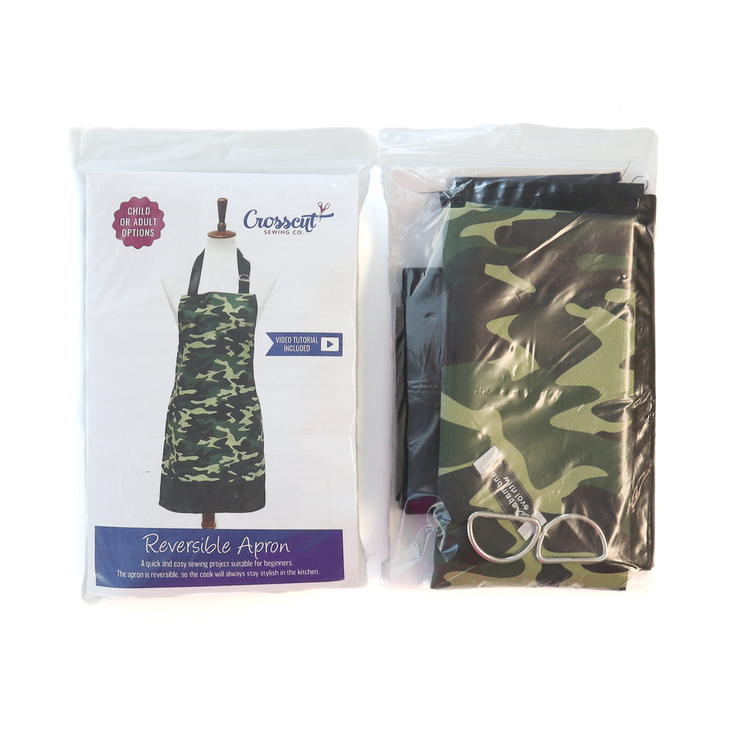 Apron Sewing Kit - Green Camo