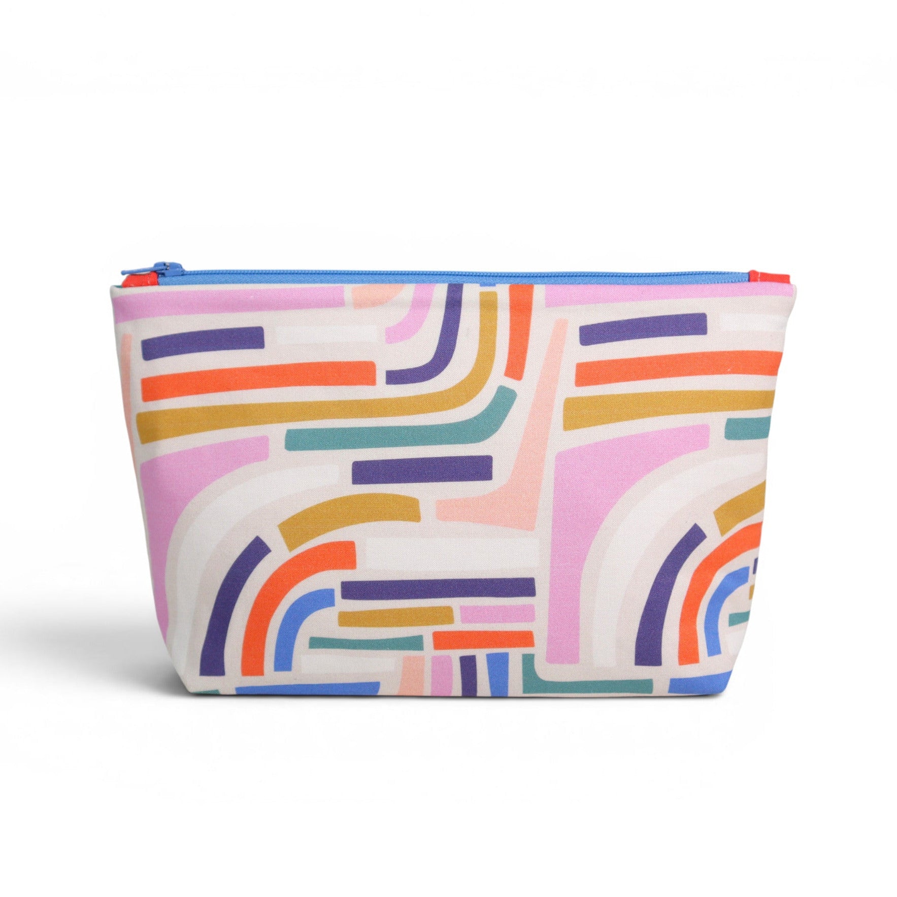 Zipper Pouch Sewing Kit Geo Blocks