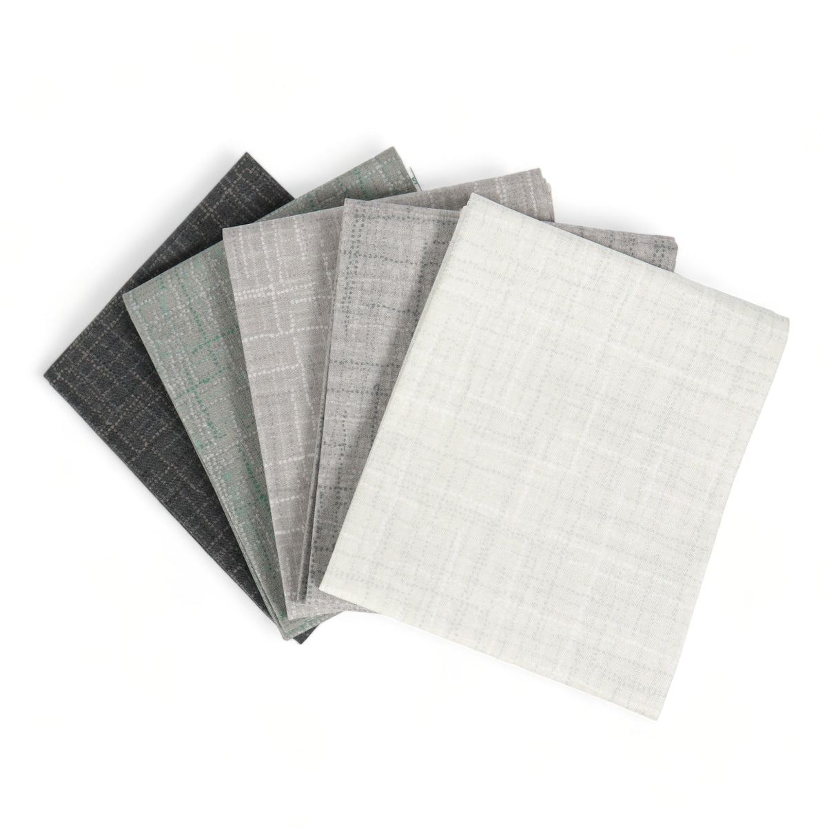 Grasscloth Gray (5) Piece Fat Quarter Bundle – Crosscut Sewing Co.