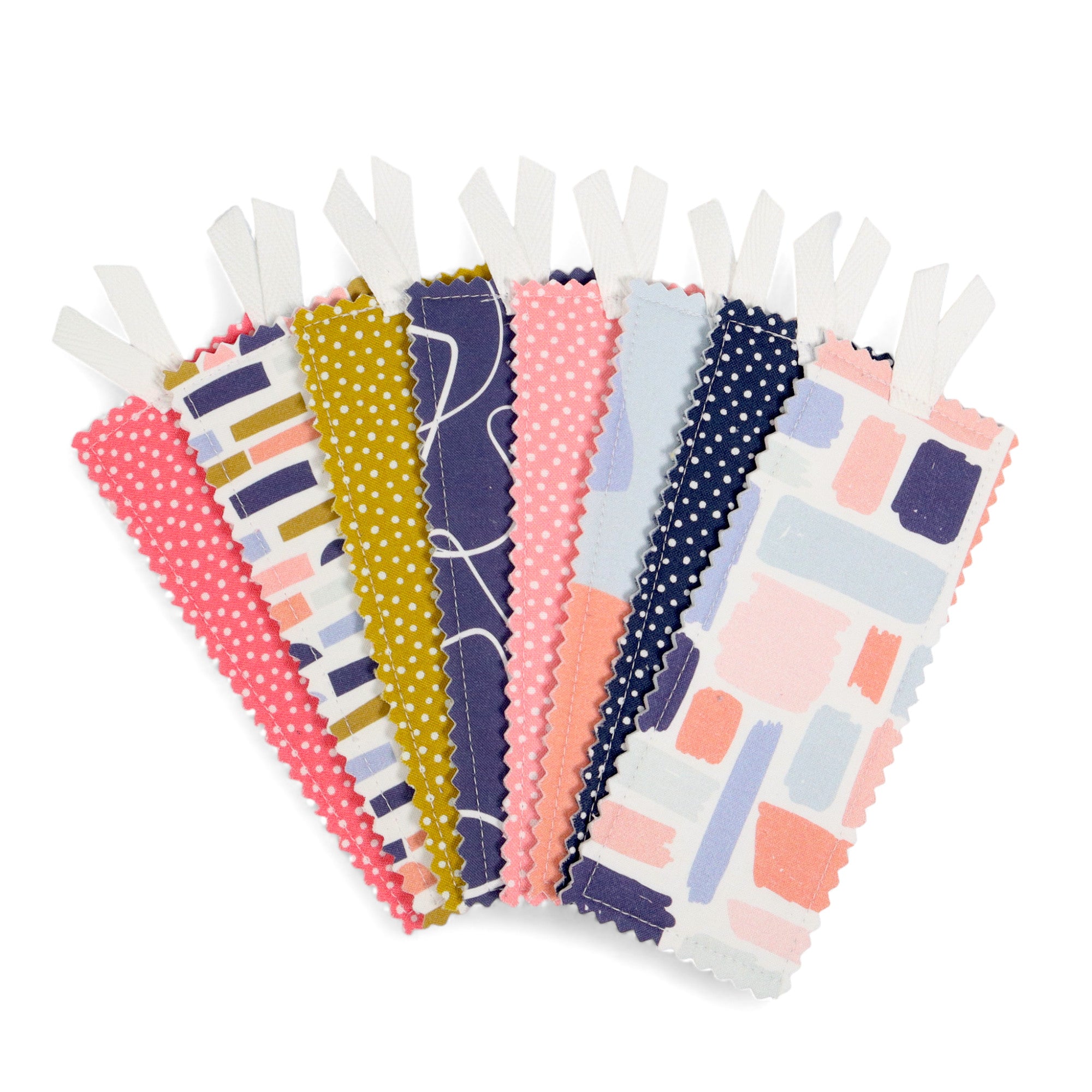 Packed Geometric Muted from Abstract Collage by Ampersand Design Studio for Paintbrush Studio Fabric