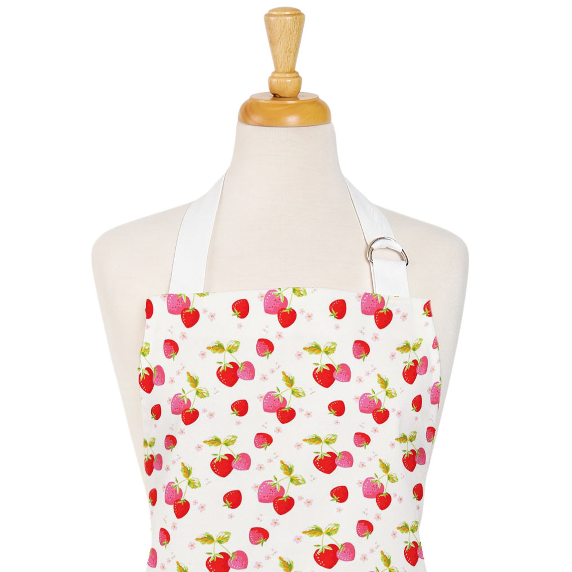 Reversible Apron Sewing Kit Strawberry Gingham