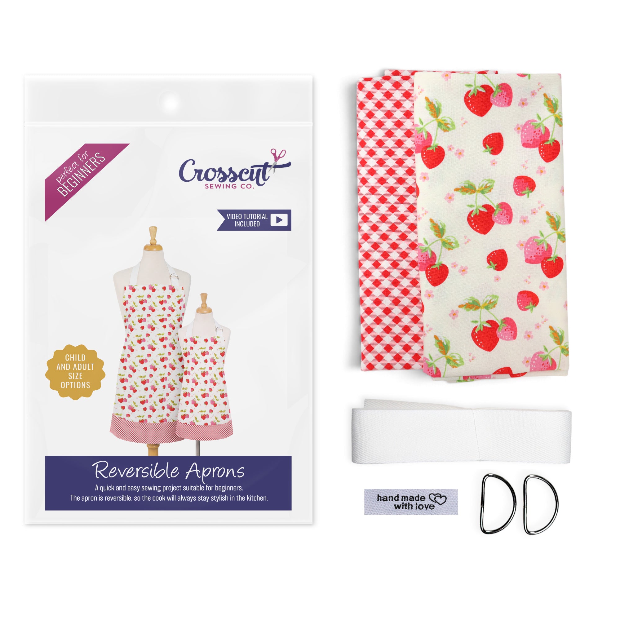 Reversible Apron Sewing Kit