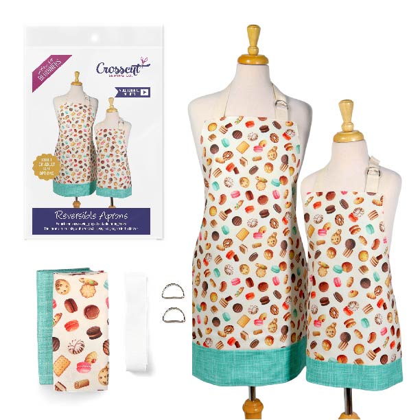 Crosscut Sewing Co.® Apron Sewing Project Kit - Cookies