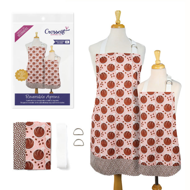 Crosscut Sewing Co.® Apron Sewing Project Kit - Coffee