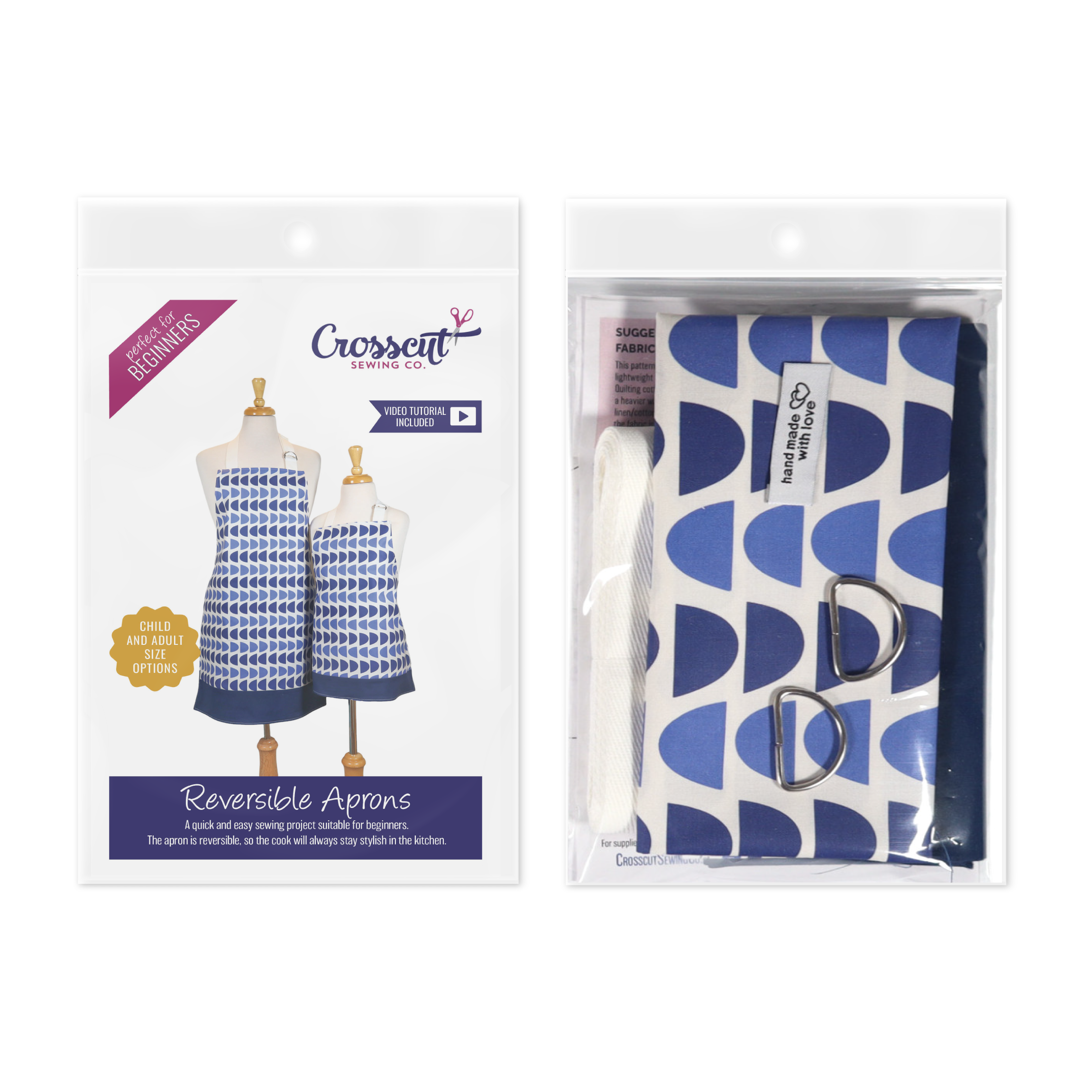 Reversible Apron Sewing Kit