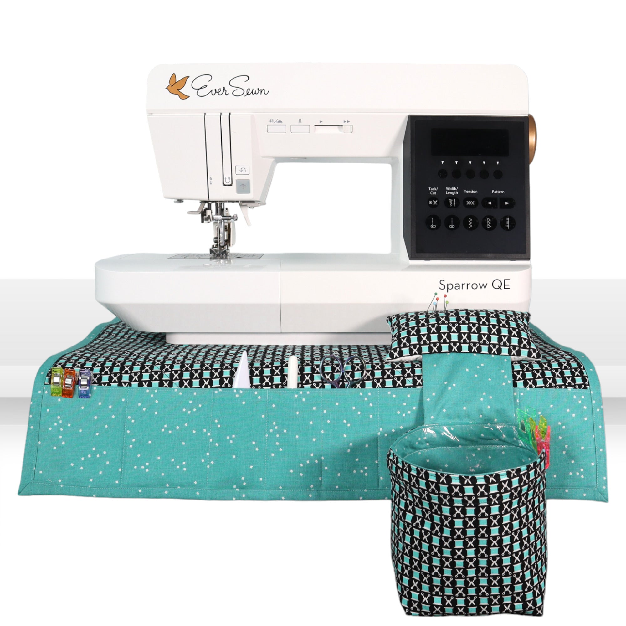 Sewing Machine Mat, Pin Cushion & Thread Catcher - Beginner Sewing Pat –  Crosscut Sewing Co.