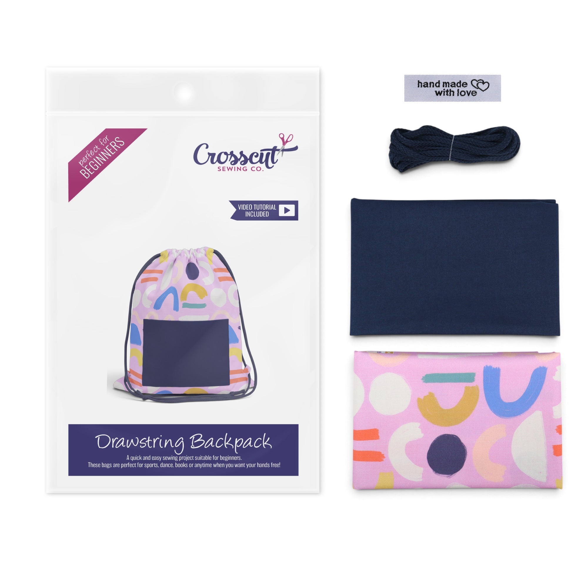 Drawstring Backpack Sewing Kit