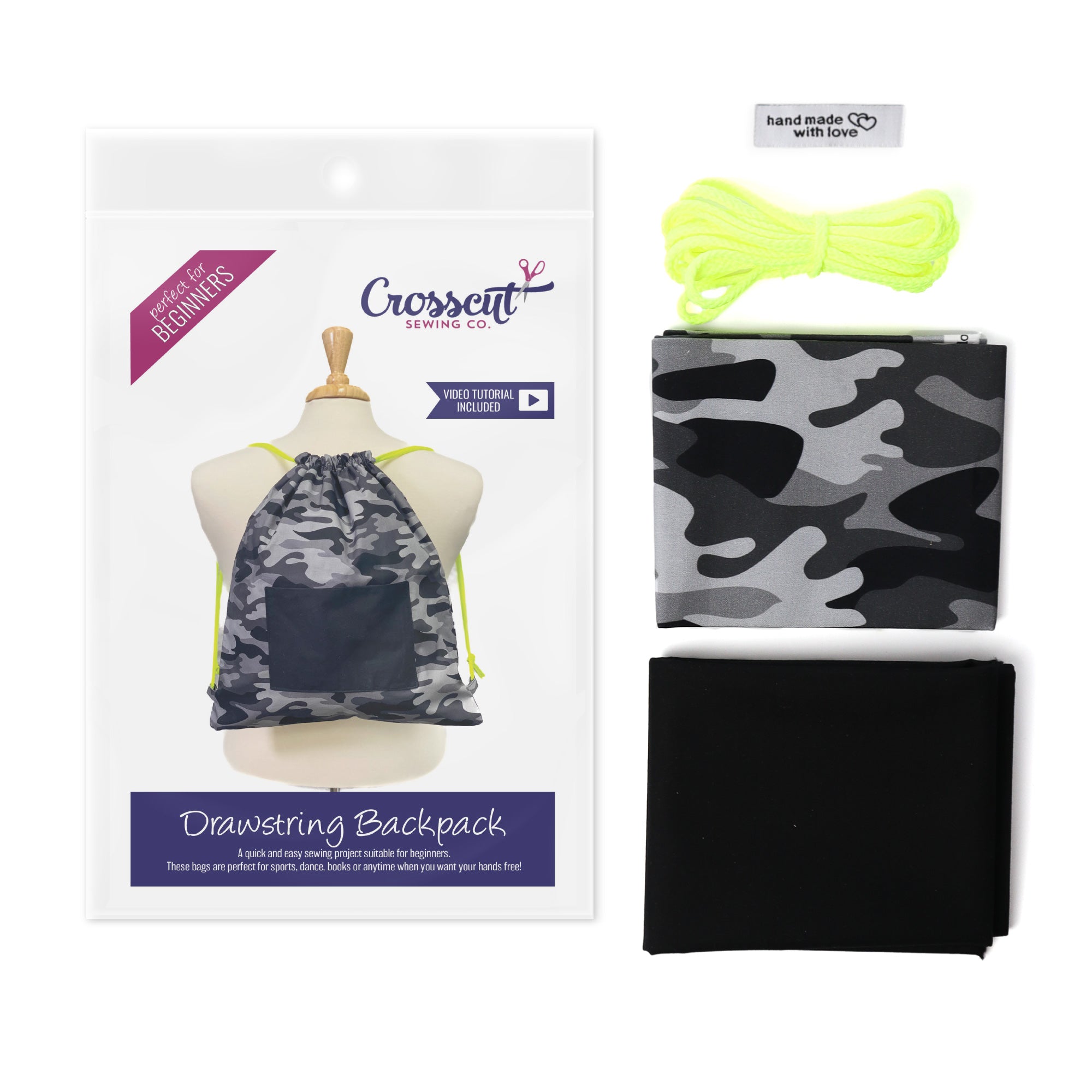 Drawstring Backpack Sewing Kit