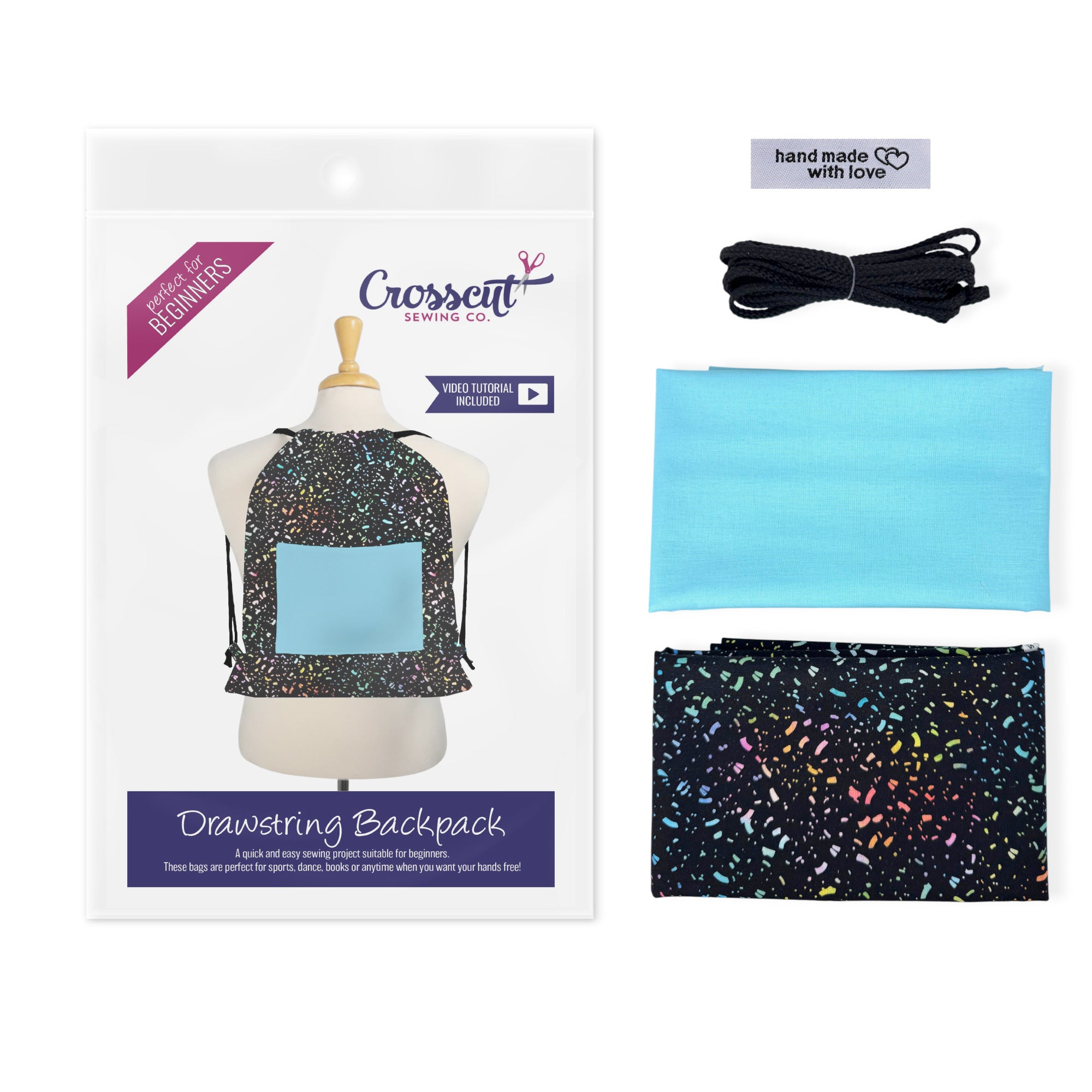 Drawstring Backpack Sewing Kit