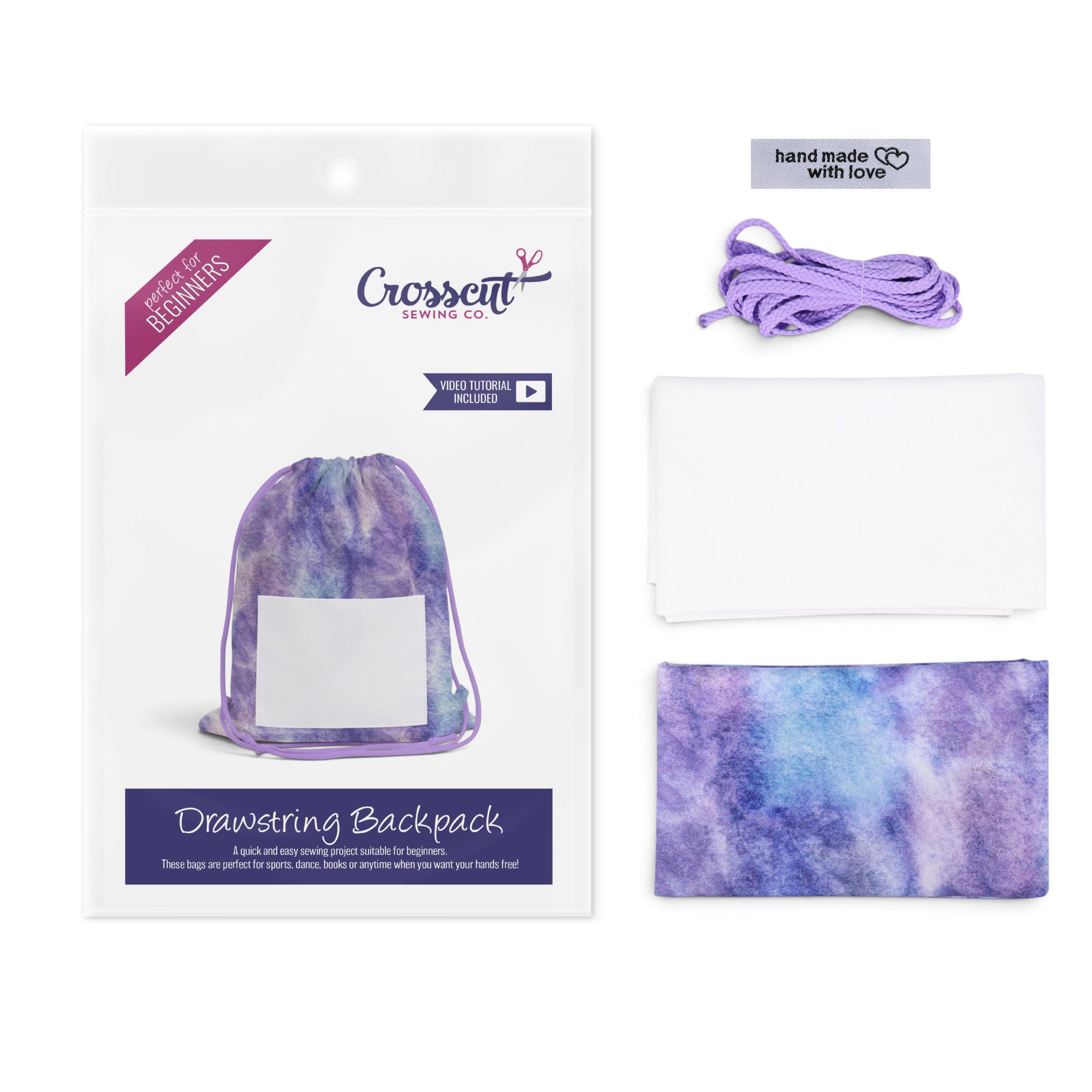 Drawstring Backpack Sewing Kit