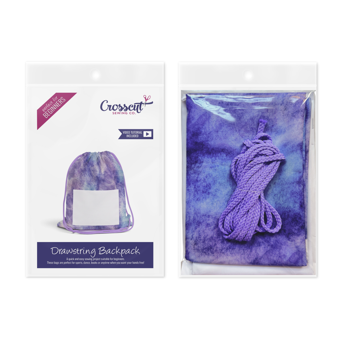 Drawstring Backpack Sewing Kit