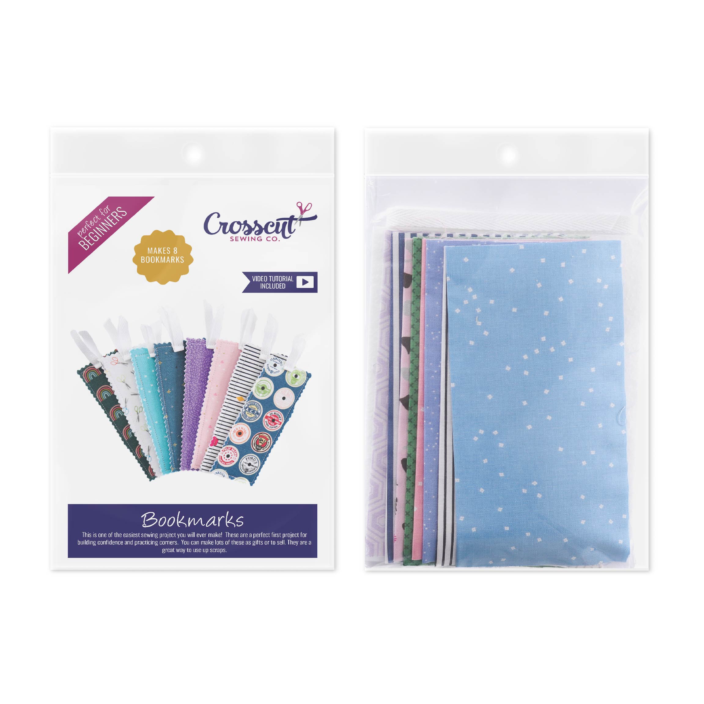 Bookmark Sewing Kit - Variety Pack