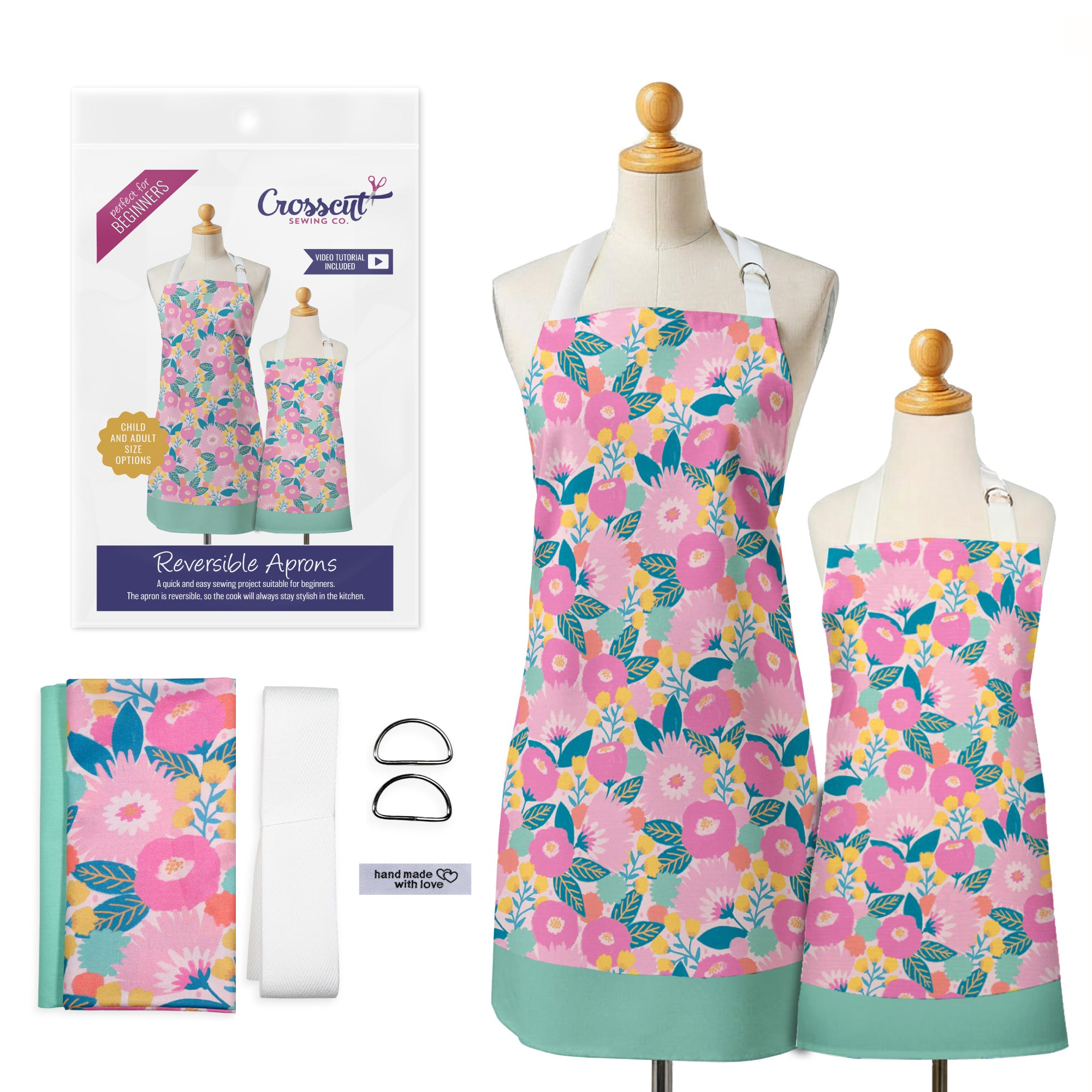 Reversible Apron Sewing Kit